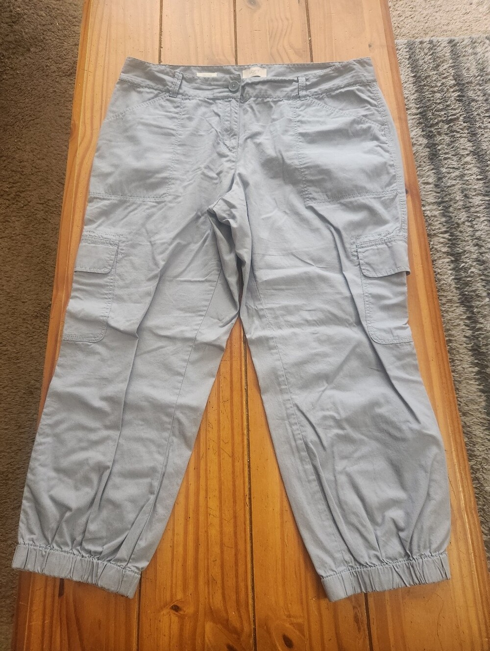 Loft Outlet Cargo Jogger Pants Gray Shade Size 14